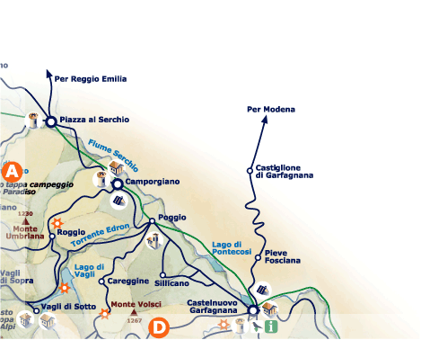 Parco Regionale Alpi Apuane - MAPPA GENERALE